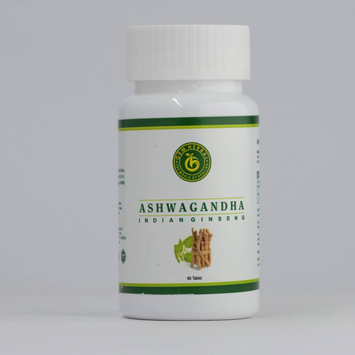 Ashwagandha Tablet – Stress Relief, Strength & Sleep Support - Gemherbal