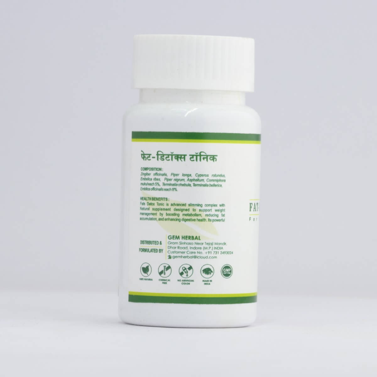 Fat-Detox Tonic – Natural Weight Management & Liver Cleanse - Gemherbal