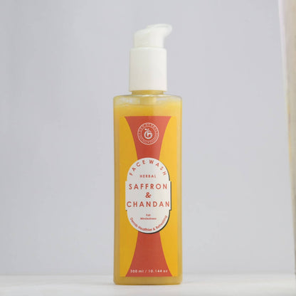 Herbal Facewash Saffron & Chandan – Glow Boost & Tan Removal - Gemherbal