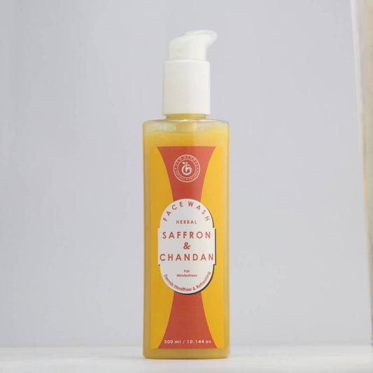Herbal Facewash Saffron & Chandan – Glow Boost & Tan Removal - Gemherbal