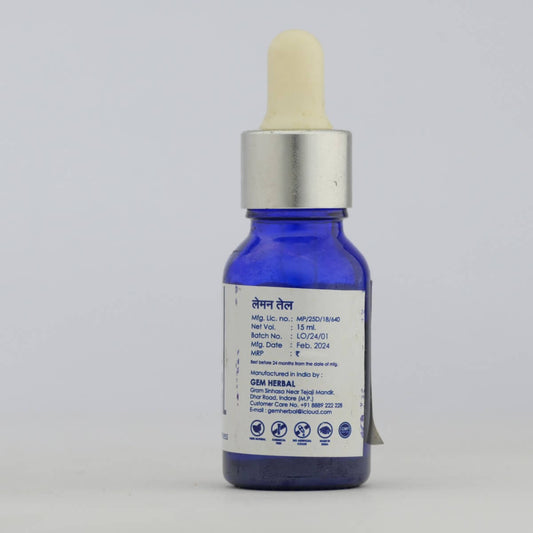 Essential Lemon Oil – Mood Uplift, Skin Detox & Natural Cleanse - Gemherbal