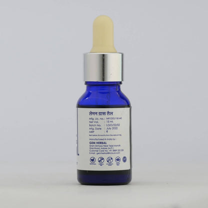 Essential Lemongrass Oil – Stress Relief, Skin Toning & Insect Repellent - Gemherbal