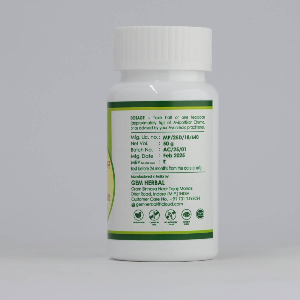 Avipattikar Churna – Acidity, Heartburn & Digestive Cleanse - Gemherbal