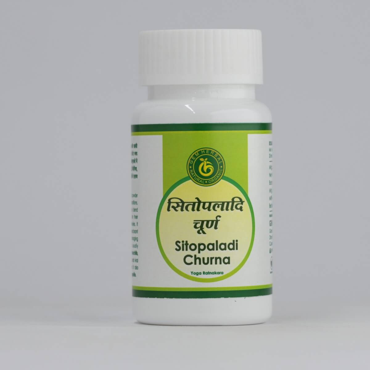 Sitopaladi Churna – Cough, Cold & Throat Soothing Formula - Gemherbal