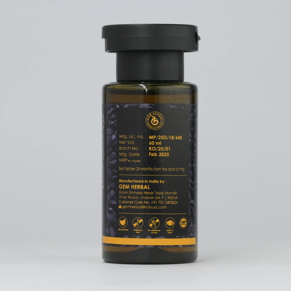 Kalonji Oil – Immunity, Hair Growth & Metabolic Support - Gemherbal