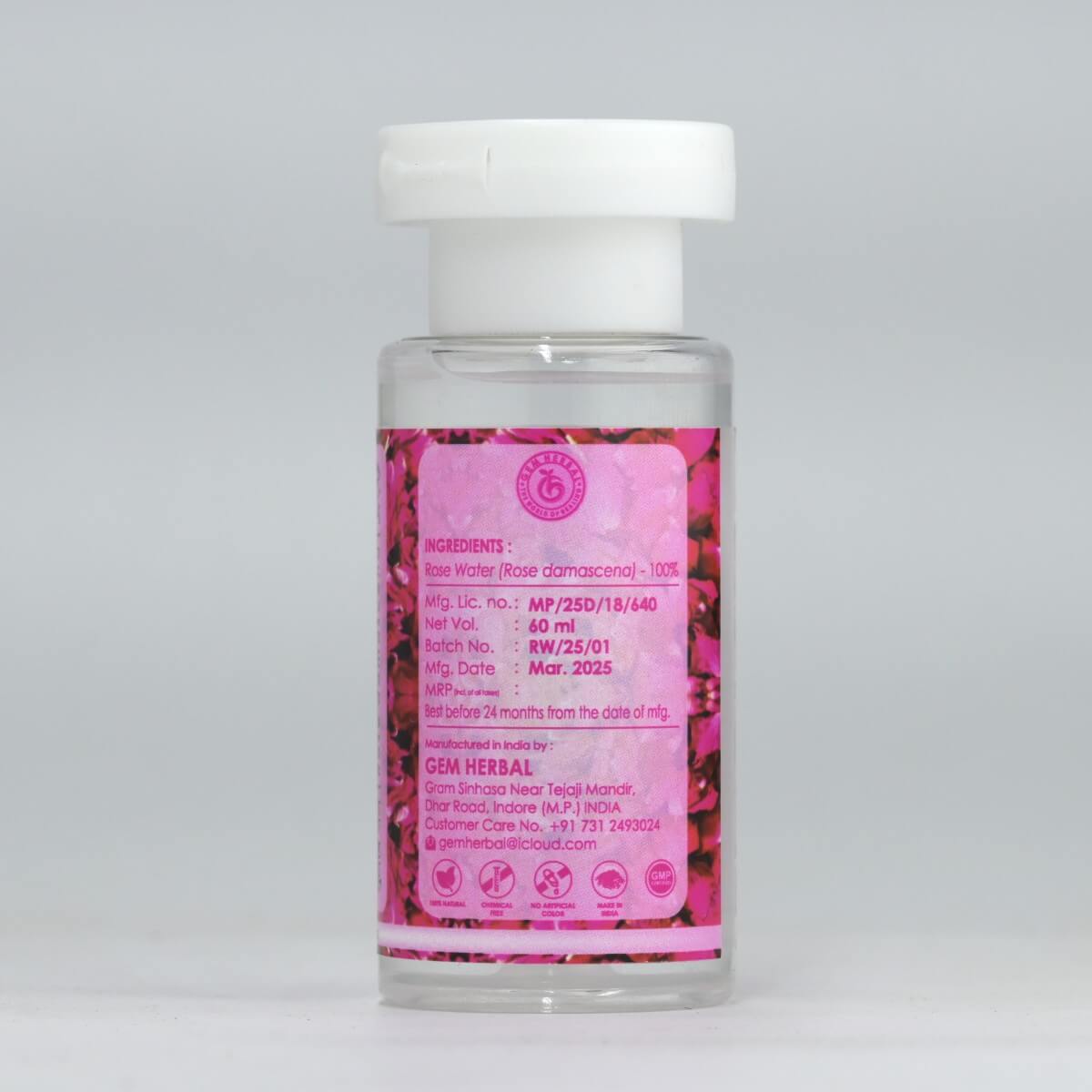 Rose Water – Skin Hydration, Glow Boost & pH Balance - Gemherbal