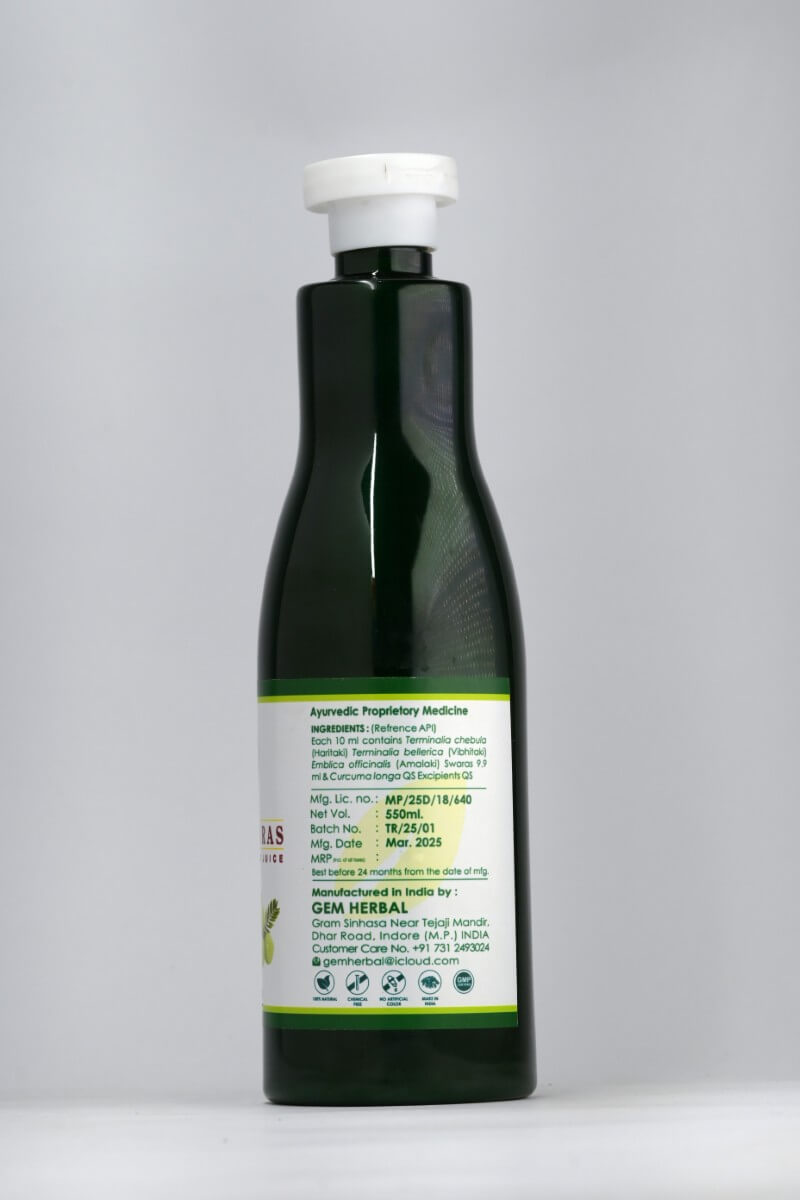 Triphala Ras – Digestion, Detox & Vision Support - Gemherbal