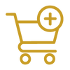 Gem herbal cart icon